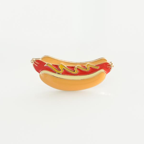 Pocket Hotdog Enamel Pin