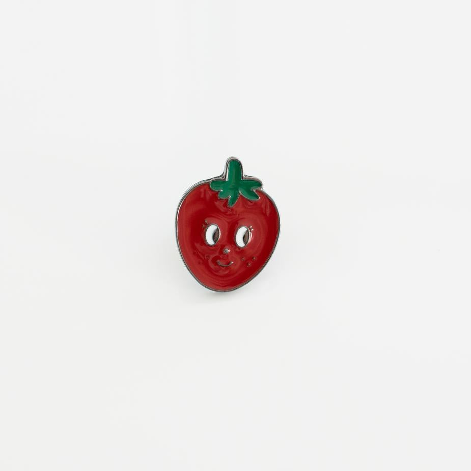 Pocket Strawberry Enamel Pin